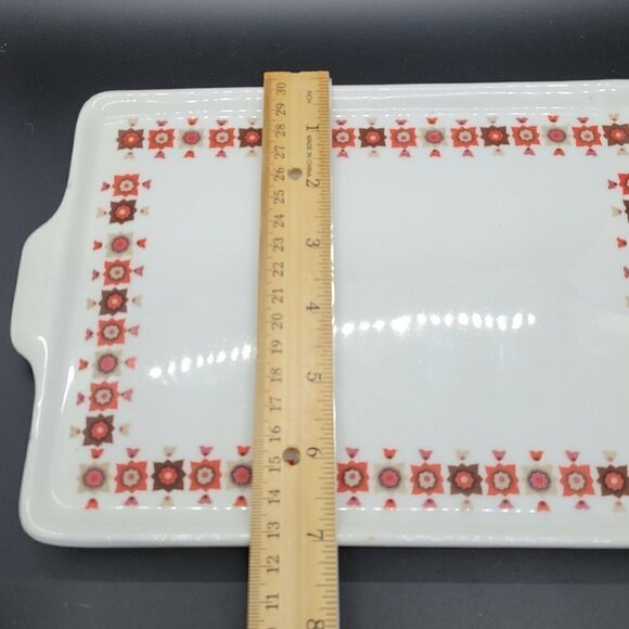 Decorative Ceramic Italian Tray Marked ACR Trinket Catch All Dresser Tray Decor - Picture 4 of 11